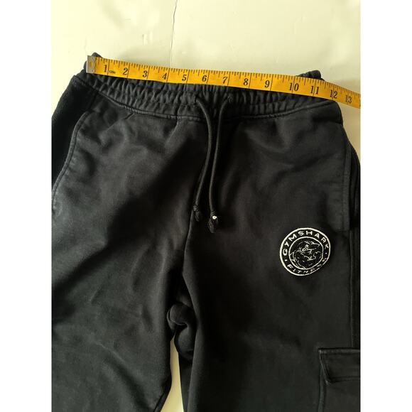 Gymshark Sweatpants Joggers Men XS Black Drawstring Pockets Cargo Fitness - Picture 4 of 10